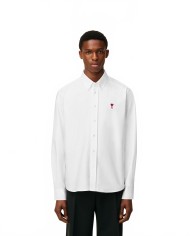 Chemise Col Boutonne Ami De Coeur - Ami - Blanc Naturel