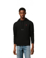 Hoodie Ami De Coeur Rouge - Ami - Noir Hoodie Ami De Coeur Rouge - Ami - Noir