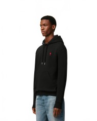 Hoodie Ami De Coeur Rouge - Ami - Noir Hoodie Ami De Coeur Rouge - Ami - Noir