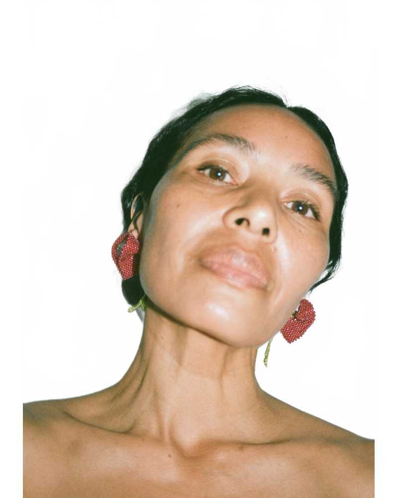 Big Poppy Ear Stick - Ura Utz - Poppy Big Poppy Ear Stick - Ura Utz - Poppy