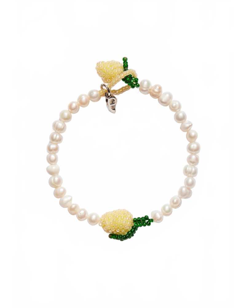 Pearl Lemon Bracelet - Pura Utz - Lemon Pearl Lemon Bracelet - Pura Utz - Lemon