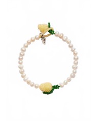 Pearl Lemon Bracelet - Pura Utz - Lemon Pearl Lemon Bracelet - Pura Utz - Lemon