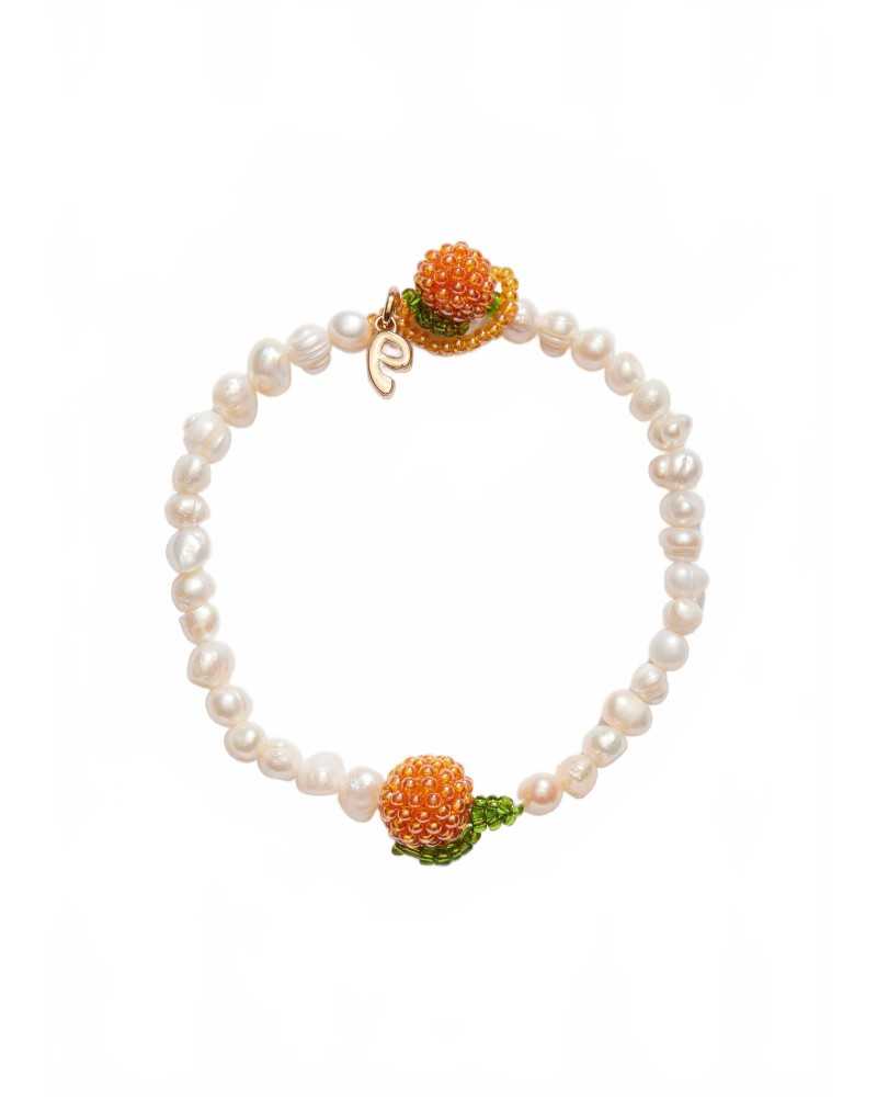 Pearl Shiny Orange Bracelet - Pura Utz - Orange Pearl Shiny Orange Bracelet - Pura Utz - Orange