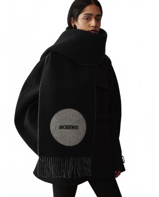 L écharpe Rond Carre - Jacquemus - Black L écharpe Rond Carre - Jacquemus - Black