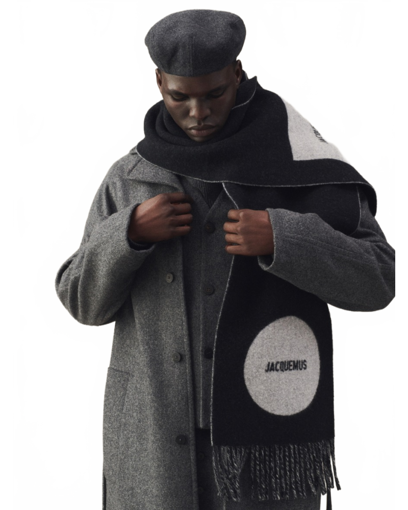 L écharpe Rond Carre - Jacquemus - Black