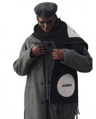 L écharpe Rond Carre - Jacquemus - Black