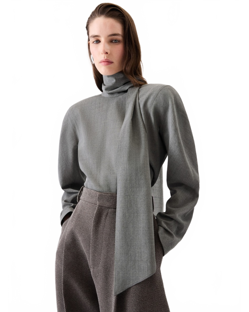 La Blouse Chale - Jacquemus - Grey La Blouse Chale - Jacquemus - Grey