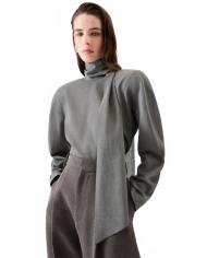 Chale Blouse - Jacquemus - Grey