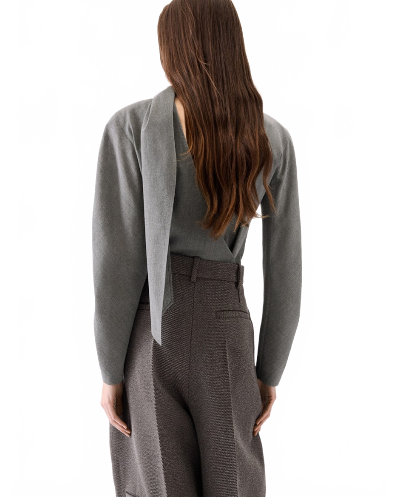 Chale Blouse - Jacquemus - Grey
