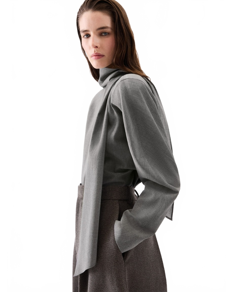 La Blouse Chale - Jacquemus - Grey La Blouse Chale - Jacquemus - Grey