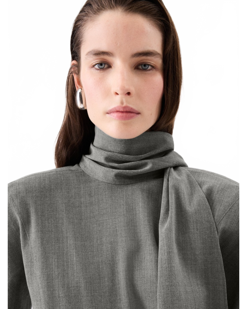 La Blouse Chale - Jacquemus - Grey La Blouse Chale - Jacquemus - Grey