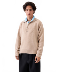La Maille Vareuse Pallone - Jacquemus - Beige La Maille Vareuse Pallone - Jacquemus - Beige