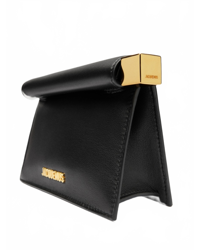 La Petite Pochette Rond Carrée - Jacquemus - Black La Petite Pochette Rond Carrée - Jacquemus - Black