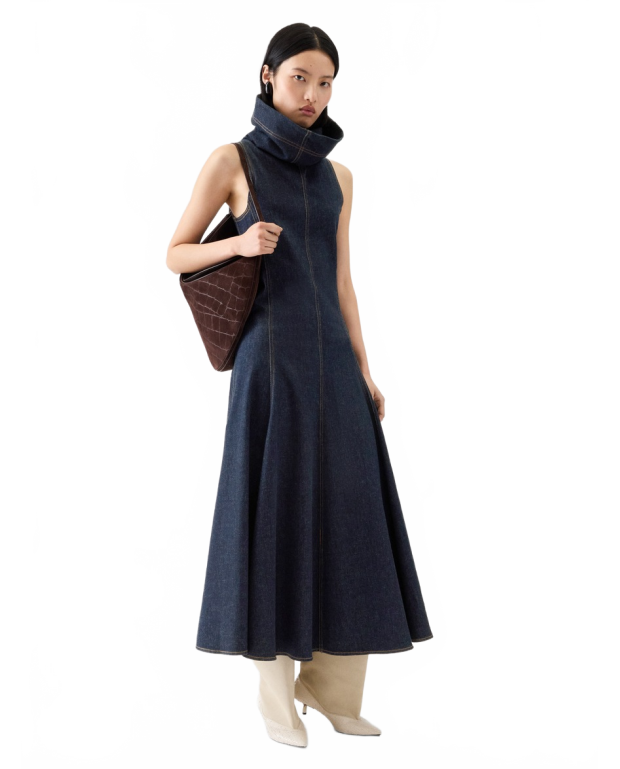 The Triangle De Nîmes Dress - Jacquemus - Dark Navy The Triangle De Nîmes Dress - Jacquemus - Dark Navy