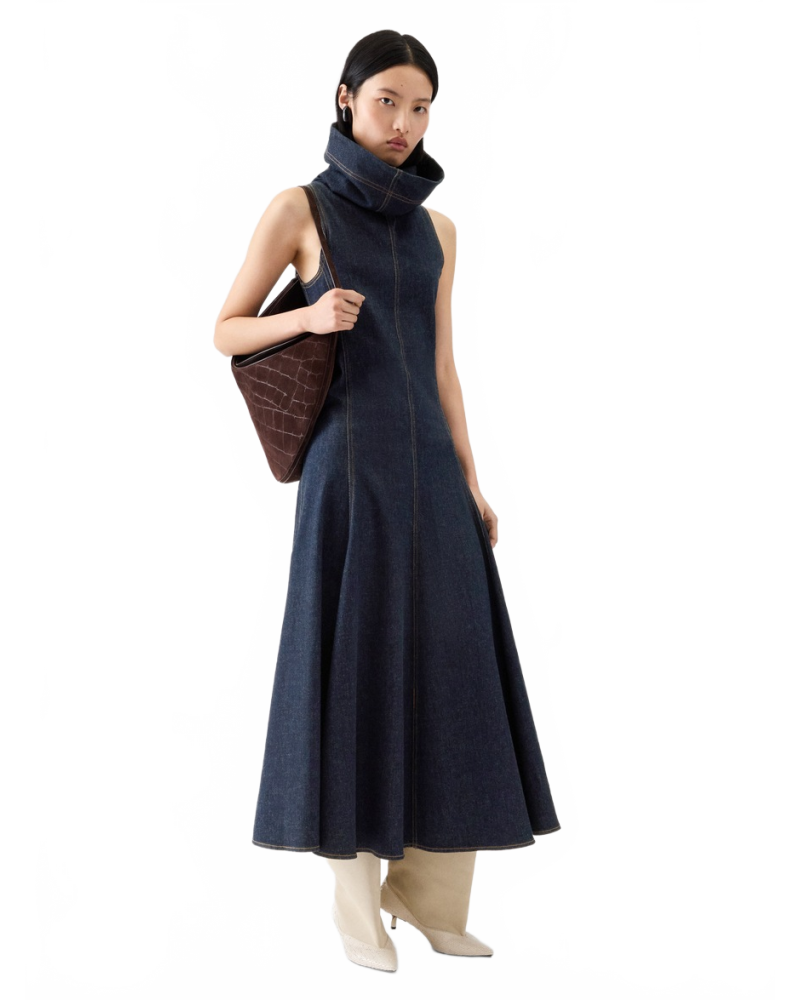 The Triangle De Nîmes Dress - Jacquemus - Dark Navy The Triangle De Nîmes Dress - Jacquemus - Dark Navy