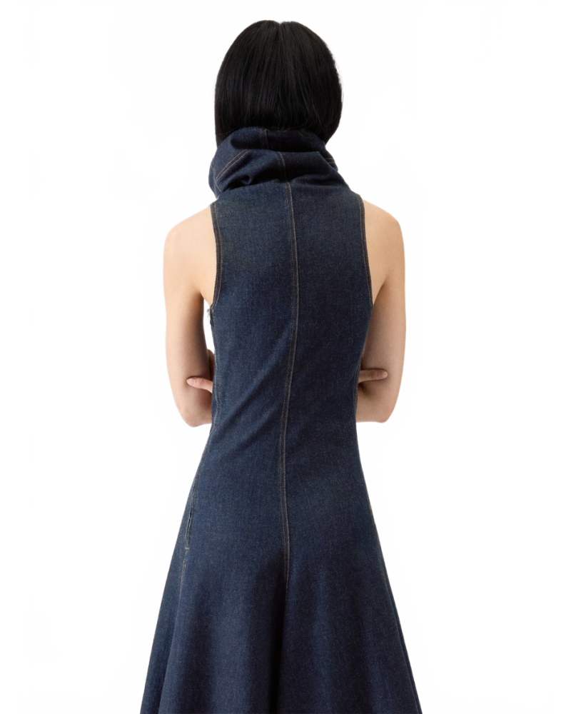 The Triangle De Nîmes Dress - Jacquemus - Dark Navy The Triangle De Nîmes Dress - Jacquemus - Dark Navy