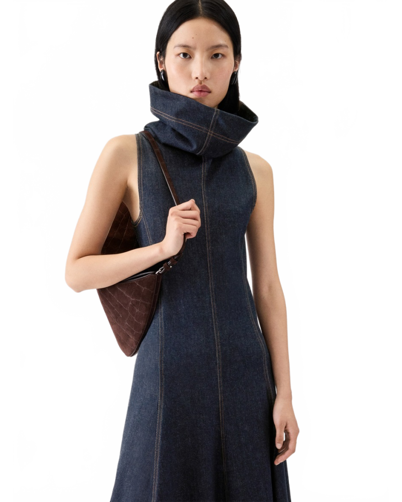 The Triangle De Nîmes Dress - Jacquemus - Dark Navy The Triangle De Nîmes Dress - Jacquemus - Dark Navy