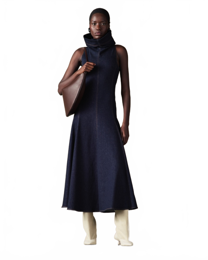The Triangle De Nîmes Dress - Jacquemus - Dark Navy The Triangle De Nîmes Dress - Jacquemus - Dark Navy