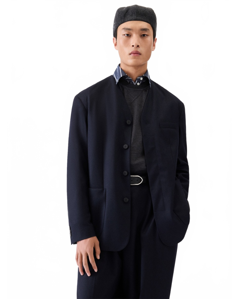 The Cardigan Jacket - Jacquemus - Navy The Cardigan Jacket - Jacquemus - Navy