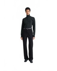 Buttoned Fitted Cardigan - Lemaire - Anthracite Melange Buttoned Fitted Cardigan - Lemaire - Anthracite Melange