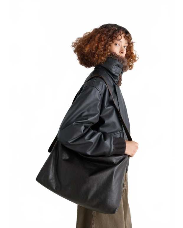 Large Folio Bag - Lemaire - Dark Chocolate Large Folio Bag - Lemaire - Dark Chocolate