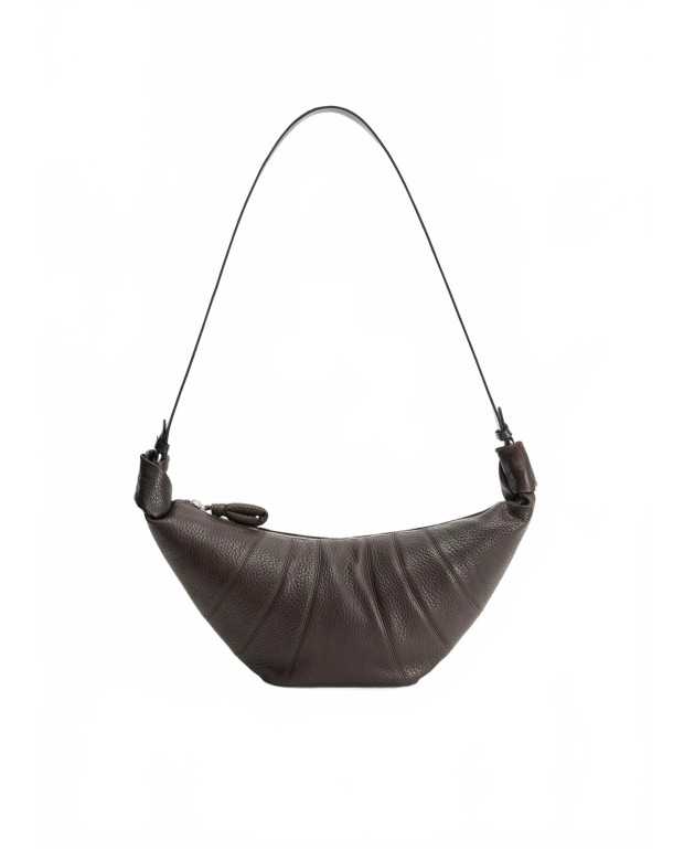 Rail Belt Medium Croissant Bag - Lemaire - Dark Chocolate Rail Belt Medium Croissant Bag - Lemaire - Dark Chocolate