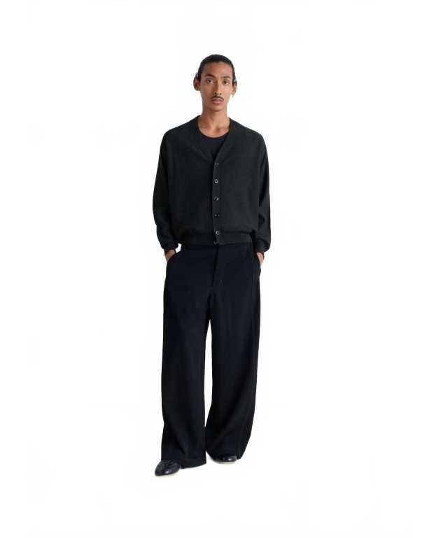 Relaxed Twisted Cardigan - Lemaire - Anthracite Relaxed Twisted Cardigan - Lemaire - Anthracite