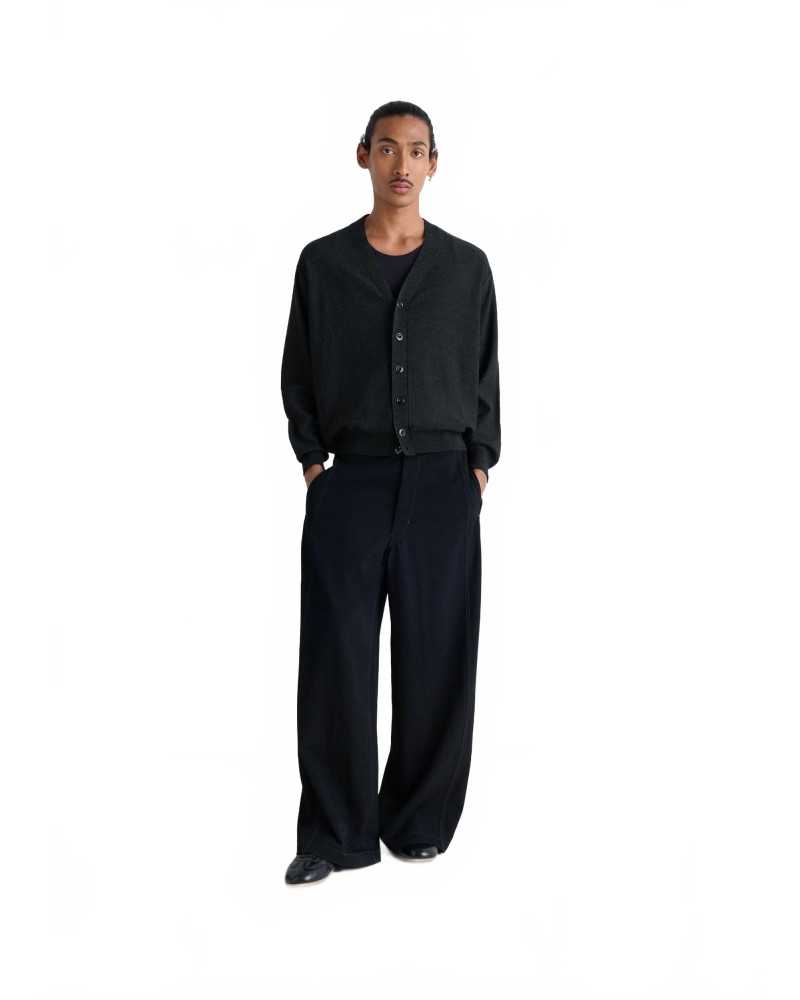 Relaxed Twisted Cardigan - Lemaire - Anthracite Relaxed Twisted Cardigan - Lemaire - Anthracite