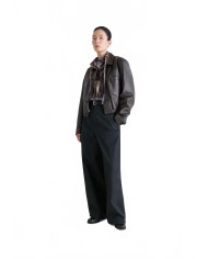 Soft Leather Jacket - Lemaire - Black Cherry Soft Leather Jacket - Lemaire - Black Cherry