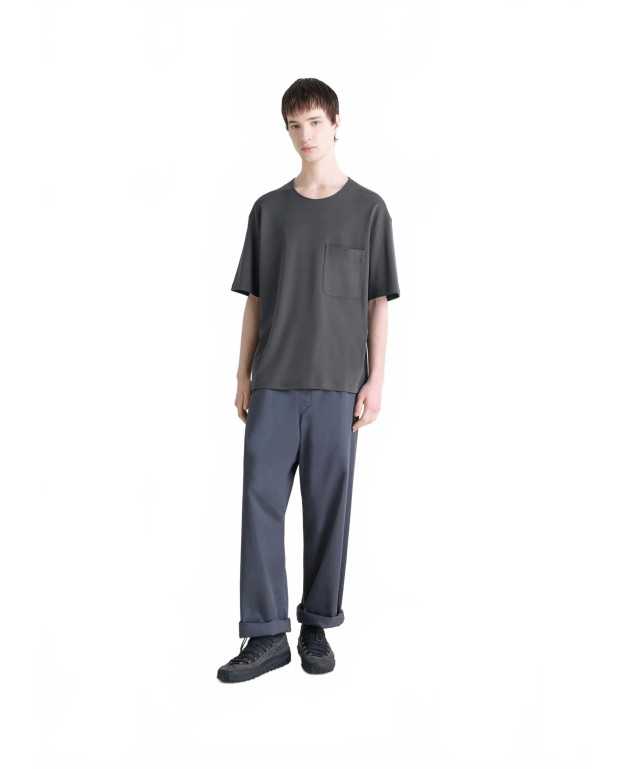 Relaxed T-shirt - Lemaire - Gris Carbone Relaxed T-shirt - Lemaire - Gris Carbone