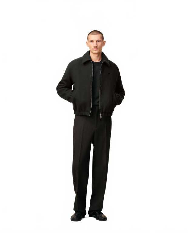 Ami De Coeur Zip Jacket - Ami - Anthracite Ami De Coeur Zip Jacket - Ami - Anthracite