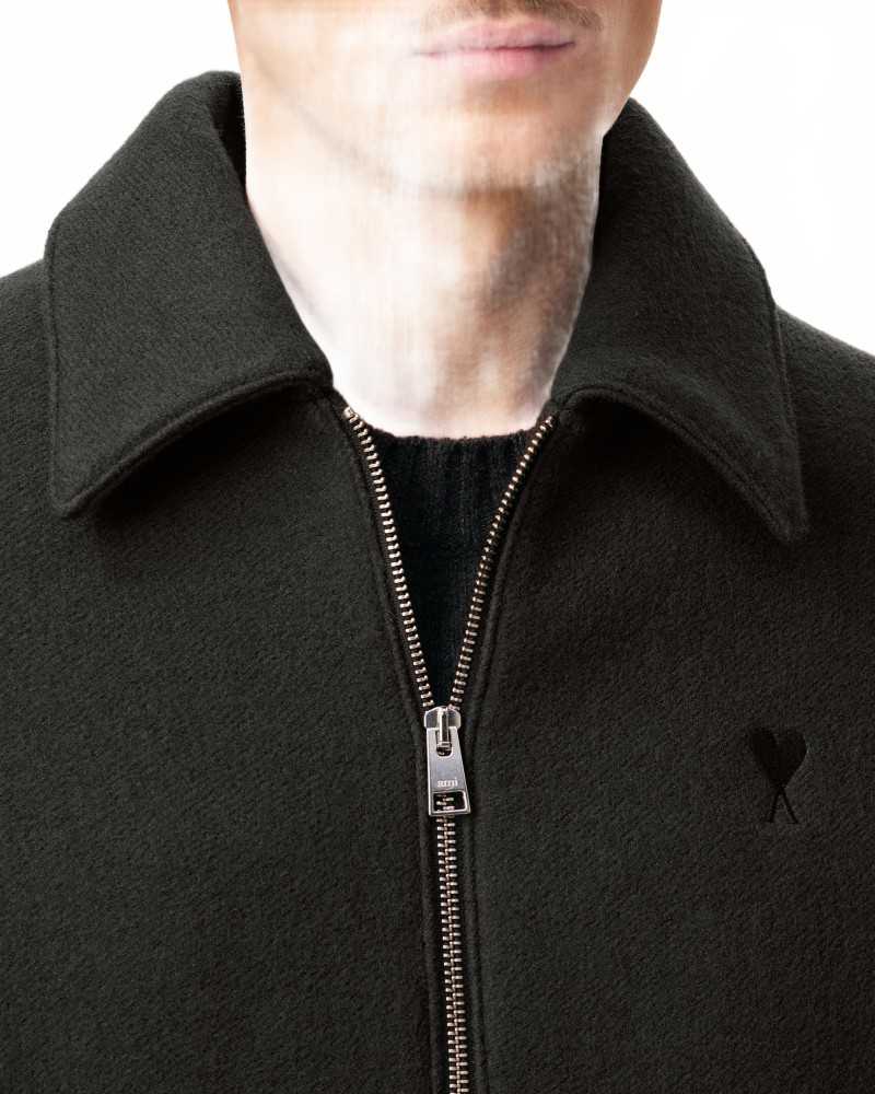 Ami De Coeur Zip Jacket - Ami - Anthracite Ami De Coeur Zip Jacket - Ami - Anthracite