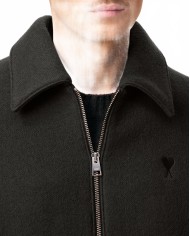 Ami De Coeur Zip Jacket - Ami - Anthracite Ami De Coeur Zip Jacket - Ami - Anthracite