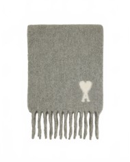 Ami De Coeur Grey Scarf - Ami - Grey