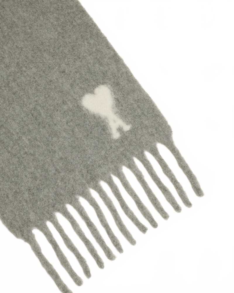 Ami De Coeur Grey Scarf - Ami - Grey