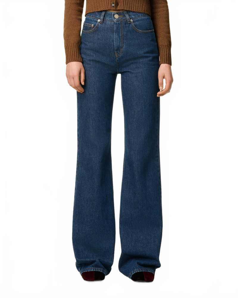 Flare Fit Jeans - Ami - Indigo Flare Fit Jeans - Ami - Indigo