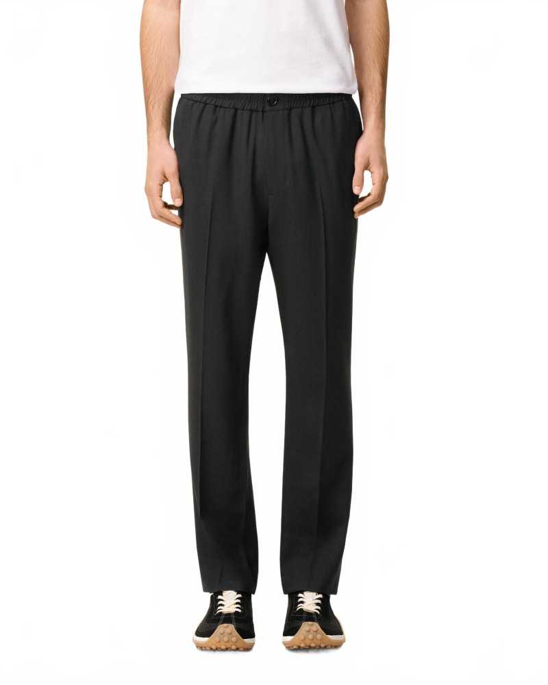 Elasticated Waist Pants - Ami - Anthracite Elasticated Waist Pants - Ami - Anthracite