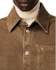 Ami De Coeur Overshirt - Ami - Hazelnut Ami De Coeur Overshirt - Ami - Hazelnut