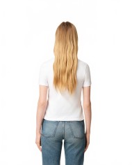Ami De Coeur Cropped Tshirt - Ami - White Ami De Coeur Cropped Tshirt - Ami - White