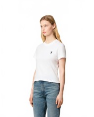 Ami De Coeur Cropped Tshirt - Ami - White Ami De Coeur Cropped Tshirt - Ami - White