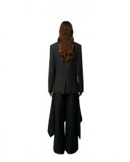 Loose-fitting Double Breasted Jacket - Ami - Anthracite Loose-fitting Double Breasted Jacket - Ami - Anthracite