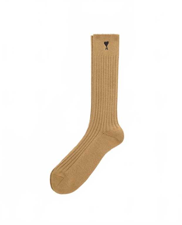 Chaussettes Ami De Coeur Noir - Ami - Camel Chaussettes Ami De Coeur Noir - Ami - Camel