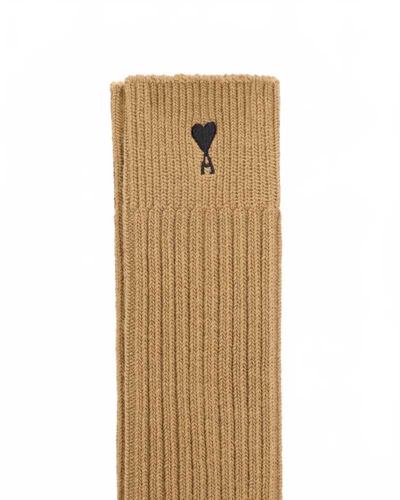 Chaussettes Ami De Coeur Noir - Ami - Camel Chaussettes Ami De Coeur Noir - Ami - Camel