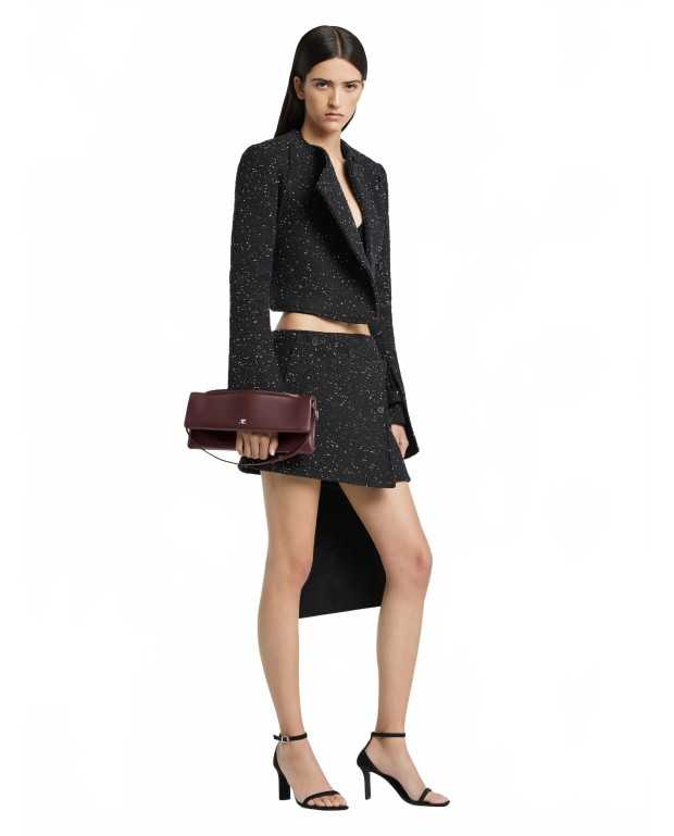 Clutch Cuff Leather - Courreges - Burgundy Clutch Cuff Leather - Courreges - Burgundy