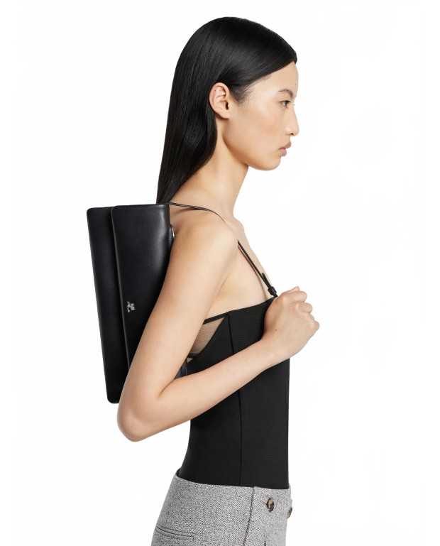 Clutch Cuff Leather - Courreges - Black Clutch Cuff Leather - Courreges - Black