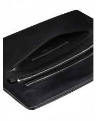 Clutch Cuff Leather - Courreges - Black Clutch Cuff Leather - Courreges - Black
