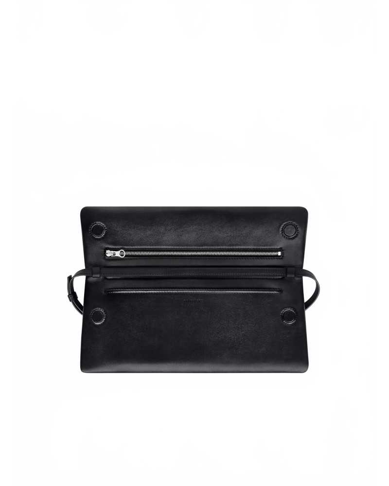 Clutch Cuff Leather - Courreges - Black Clutch Cuff Leather - Courreges - Black