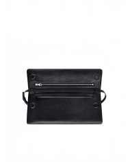 Clutch Cuff Leather - Courreges - Black Clutch Cuff Leather - Courreges - Black