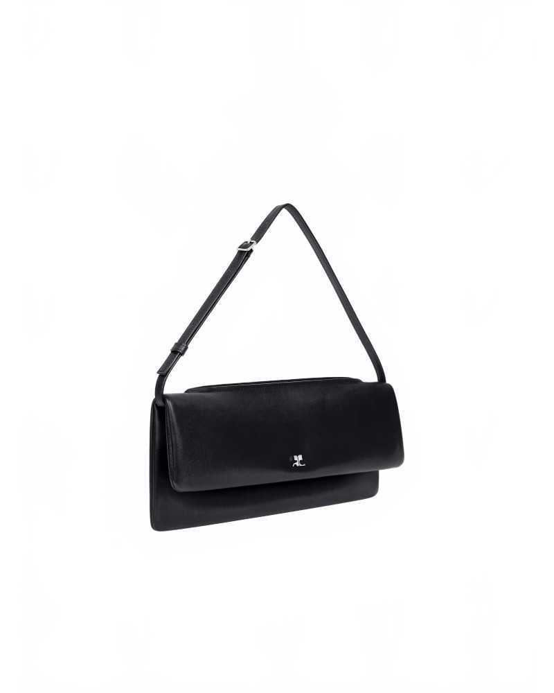 Clutch Cuff Leather - Courreges - Black Clutch Cuff Leather - Courreges - Black