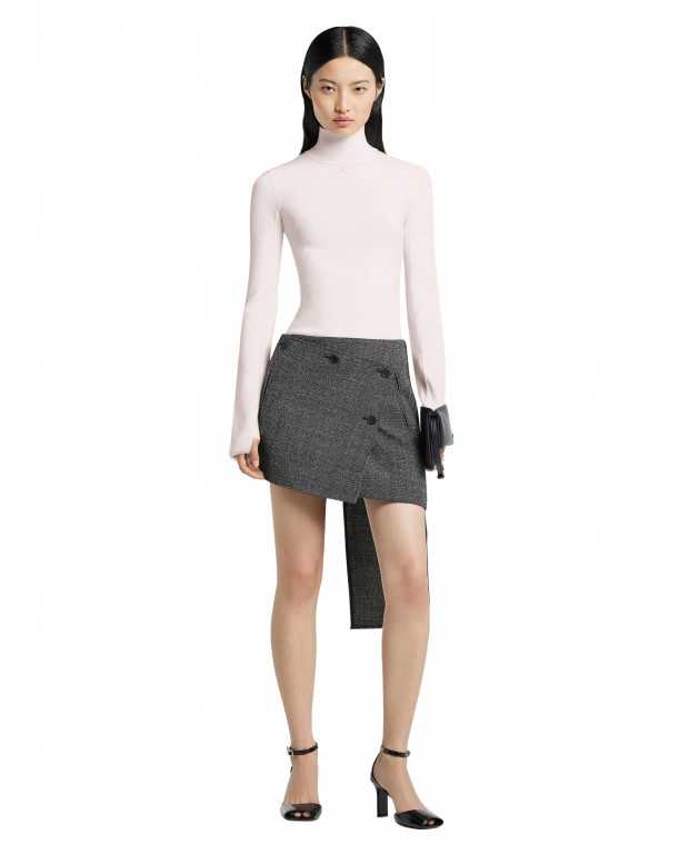 Interlock Mockneck Sweater - Courreges - Powder Pink Interlock Mockneck Sweater - Courreges - Powder Pink